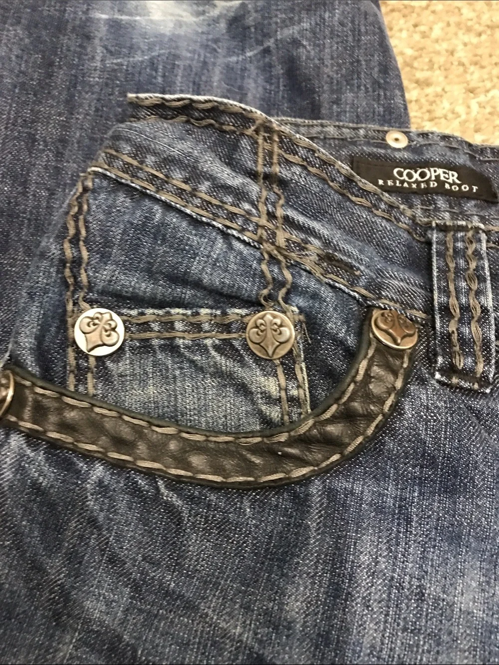Men’s Cooper Affliction Boot Cut Jeans